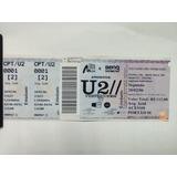 Ingresso Antigo U2 2016 Intacto não Foi Usado 