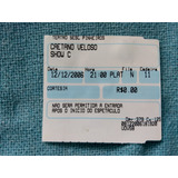 Ingresso Convite Caetano Veloso Show 2006 Sesc Pinheiros