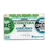 Ingresso Coritiba X Gremio