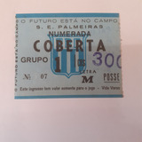 Ingresso Do Jogo Palmeiras X Noroeste 10 07 1980