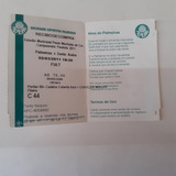 Ingresso Do Jogo Palmeiras X Santo André 05 03 2011