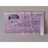 Ingresso Show Manowar olympia Pista 16 11 1996 
