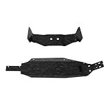 INJORA Forged Carbon Fiber Chassis - Rear Wing For 1-24 Buggy Losi Micro-B
