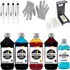 Inkcor Kit Tinta E Luvas Compatível Hp 2136 2676 3635 3776