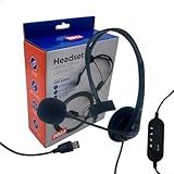 INMA Fone De Ouvido Fone Headset Fone Com Microfone Fone Usb Fone Entrada Usb Fone Para Pc Fone Para Notebook Fone Para Computador Fone Call Center Fone Com Cancelamento De Ruido Preto 