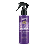Inoar Spray Fluído Finalizador Leave in Tratamento Capilar Proteção Térmica Absolut Speed Blond Hidratação Antifrizz Desamarelador Loiro Matizador Brilho E Maciez 200ml Botânico E Vegano