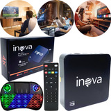 Inova Tv Box 4k Smart Transforme Sua Tv Mini Teclado