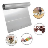 Inox Espatula Cortador Raspador Massa Legumes Chocolates
