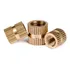 Inserto Metálico De Rosca M4 Impressões 3d   M4x6mm 50 Pçs