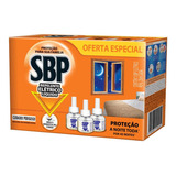 Inseticida Elétrico Sbp Com 3 Refil 35ml Cada
