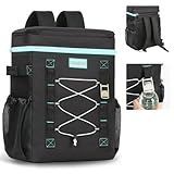 INSMEER Mochila Termica 50 Latas Bolsa Termica Isotérmico Grande Caixa Termca Cooler Sacola Para Acampamento Mochila Para Feminina Masculino Praia