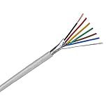 InstallerCCTV 24 AWG 6 Condutores Cabo De Fio De Alarme De Segurança- Cabo De Controle De Alarme De Riser- 120 Pés Totalmente Blindado De Cobre Para Incêndio-som-telecomunicações-