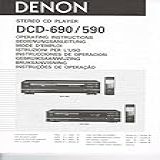 Instruction Manual For Denon DCD 590 CD Player Owners Instruction Manual Reprint
