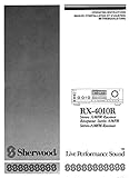 Instruction Manual For Sherwood Rx-4010r Receiver Owners Instruction Manual Reprint