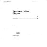 Instruction Manual For Sony CDP CX88ES CD Player Owners Manual