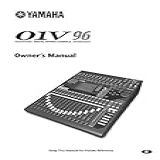 Instruction Manual For Yamaha 01V96 Mixing Console Owners Instruction Manual Reprint