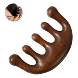 Instrumento Gua Sha Liberação Miofascial Madeira Pente Pro