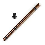 Instrumentos Tradicionais De Madeira Quena Flutea Peruana Flauta Vertical De Bambu Clarinete Indiano Flauta Quena De Bambu -Marrom A Key-
