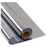 Insulfilm Película Prata Espelhado 3mx76cm Auto Residencial