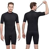 Intboss C1 Roupa De Mergulho Masculina Shorty Neoprene De 2 Mm Short Para Homens Manter Aquecido Em água Fria Térmico Masculino Shorty Primavera Terno Manga Curta Roupa De Mergulho Para