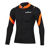 INTBOSS Roupa De Mergulho Masculina- 3 Mm- Camisa De Mergulho Masculina- Manga Comprida- Jaqueta Masculina- Zíper Frontal- Quente- Neoprene- Molhada- Jaquetas- Mergulho- Natação- Surfe