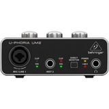 Interface Audio Usb C Phantom Power Behringer U phoria Um2