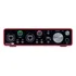 Interface De Áudio Focusrite Scarlett 2i2 220v Vermelha De 3ª Geração