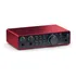Interface De Áudio Focusrite Scarlett 2i2 De 4ª Geração, Cor Vermelha