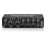Interface De Audio Preta