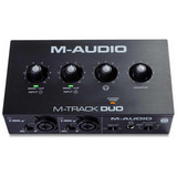 Interface De Áudio Usb 2 Canais M-audio M-track Duo 