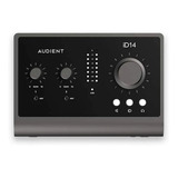 Interface De Áudio Audient Id14 Mkii 10 Entradas 2 Saídas  Cor Cinza Escuro