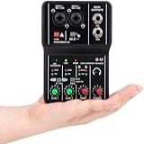 Interface De Audio-Placa De Som Profissional De Canal Duplo Com USB 2-0 De Alta Velocidade- Função De Monitor Para Estúdio-gravação Musical-gravação