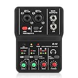 Interface De Audio Placa De Som Profissional De Canal Duplo Com USB 2 0 De Alta Velocidade Função De Monitor Para Estúdio Gravação Musical Gravação Vocal Jogos Alto Falantes De Computador Acessórios
