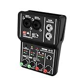 Interface De Audio-Placa De Som Profissional Muti Canals Com USB 2-0 De Alta Velocidade- Função De Monitor Para Estúdio-gravação Musical-gravação Vocal-jogos-Equipamentos Para DJ E VJ-Mixers -Q-12-