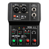 Interface De Áudio Profissonal Teyun Q12 2 Canais   Ac2732