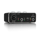 Interface De Audio U-phoria Um2 - Behringer + Nf + Garantia!