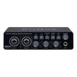 Interface De Áudio Usb Bomge U202 Com Pré amplificador De Microfone Cor Verde Escuro