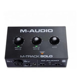 Interface M-audio Mtrack Solo 2 Canal Usb Phantom Mtracksolo