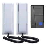 Interfone Hdl 2 Pontos 2 Monofone Completo Com Cor Cinza escuro Bivolt