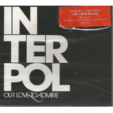 Interpol Our Love To Admire Dvd+cd Novo Lacrado Joy Division