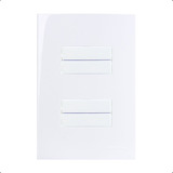 Interruptor 4 Teclas Simples Conjunto 4x2 Sleek Margirius