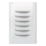 Interruptor 6 Teclas Simples 4x2 Novara Total White