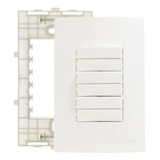 Interruptor 6 Teclas Simples Conjunto 4x2 Sleek Margirius