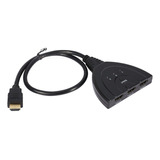 Interruptor Automático Preto De 3 Portas Hdmi Multi Display