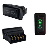 Interruptor Botão Vidro Elétrico Universal Adaptação Com Led