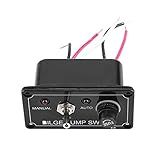 Interruptor Da Bomba De Porão Sluffs Interruptor De Bóia Para Bomba De Porão De Barco Indicador LED De 12V DC Painel De Interruptor Da Bomba De Porão Manual Desligado Automático Para Barco Marítimo