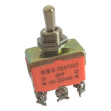 Interruptor De Alavanca Dpdt 3 Posições 6 Pinos Ca 250v 15a