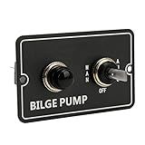 Interruptor De Alumínio Da Bomba De Esgoto Para Barco Marinho 12 24v 15a Manual Automático Com Painel De Controle Indicador Led Para Bomba De Esgoto