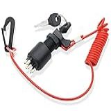 Interruptor De Chave De Ignição 5005801 Compatível Com OMC Johnson Evinrude 40 200HP Substituição Do Motor De Popa 175974 5005801 Interruptor De Ignição E Chave De Montagem De Cordão
