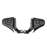 Interruptor De Controle De Cruzeiro Para Volante 2 Peças Multifuncionais Kit De Botões De Interruptor De Cruzeiro Reposição Azul Gelo Para Caminhões Scania P G R T Series Para Scania F K N Série